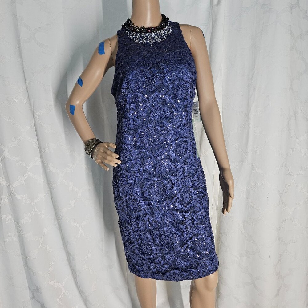 Elegant Navy blue Sheath Prom Dress | Jackie Jon